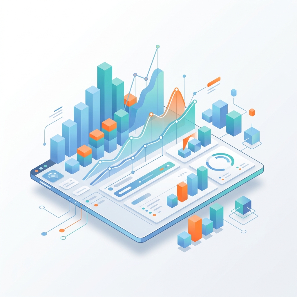 Visualización de datos y gráficos de Business Intelligence para toma de decisiones