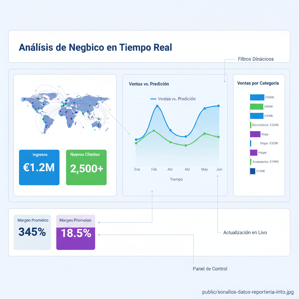 Dashboard de analytics en tiempo real